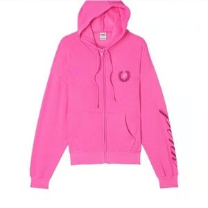 Pink Victoria’s Secret oversized hoodie in pink